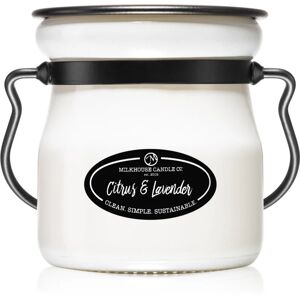 Milkhouse Candle Co. Creamery Citrus & Lavender scented candle Cream Jar 142 g