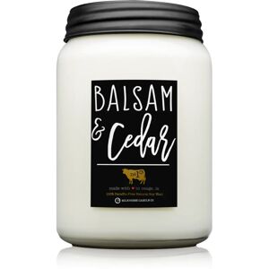 Milkhouse Candle Co. Farmhouse Balsam & Cedar scented candle Mason Jar 737 g