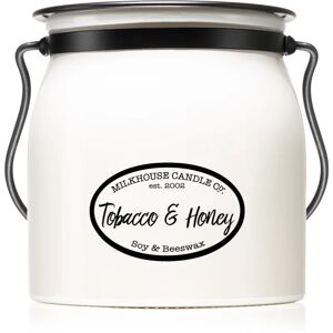 Milkhouse Candle Co. Creamery Tobacco & Honey scented candle Butter Jar 454 g