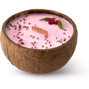 Tropicandle Plum, Rose & Patchouli scented candle with wooden wick 350 ml