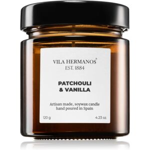 Vila Hermanos Apothecary Patchouli & Vanilla scented candle 120 g