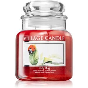 Village Candle Lady Bug scented candle (Glass Lid) 389 g