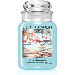 Village Candle Tranquil Moments scented candle (Glass Lid) 602 g