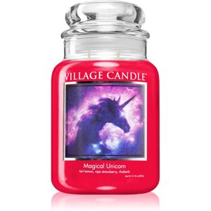 Village Candle Magical Unicorn scented candle (Glass Lid) 602 g