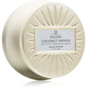 VOLUSPA Vermeil Coconut Papaya scented candle in a tin 127 g