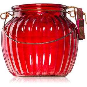 Wax Design Candle With Handle Red scented candle 11 cm