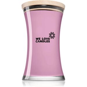 We Love Candles Basic Lilac Fuchsia scented candle with wooden wick 700 g