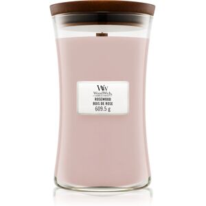 Woodwick Rosewood scented candle with wooden wick 609.5 g