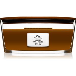Woodwick Humidor scented candle with wooden wick (hearthwick) 453.6 g