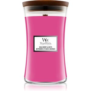 Woodwick Wild Berry & Beets scented candle with wooden wick 609,5 g