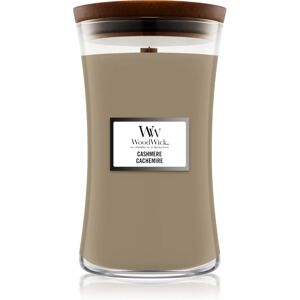 Woodwick Cashmere scented candle with wooden wick 609,5 g