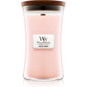 Woodwick Coastal Sunset scented candle with wooden wick 609.5 g