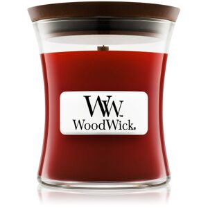 Woodwick Cinnamon Chai scented candle with wooden wick 85 g