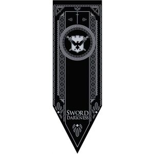 Unbranded (Nightswatch) Game of Thrones GOT House Sigil Tournament Banner Flag Poster Wall