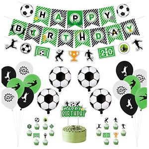 Inspireyee Football Party Decorations, Including Happy Birthday Banners, Football Element F