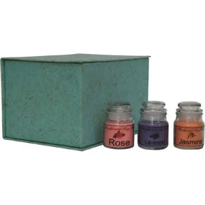 Artisan Yankee Candle Set of 3 (Rose, Lavender, Jasmine)