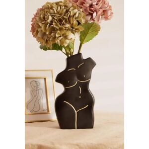 Joy Female Body Shaped Vase black Unisex