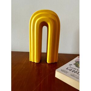 Joy Large Rainbow Shaped Vase yellow Unisex