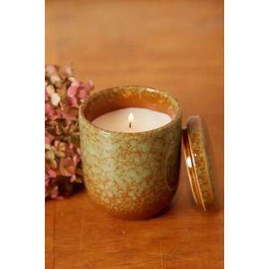 Joy Ombre Stoneware Candle With Lid Green Green Female