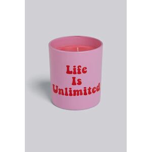 Joy Life Is Unlimited Candle pink Female