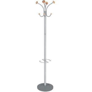 Alba Vienna Coat Stand 350x350x1790mm Metal/Wood PMVIENNA