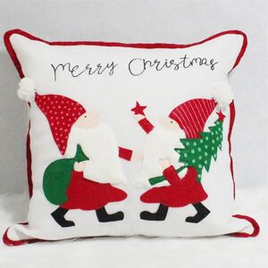 PatPat Christmas Pillowcase Set for Sofa Decor  - Red/White