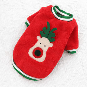 PatPat Christmas-themed Cozy Pet Clothes  - Color-D