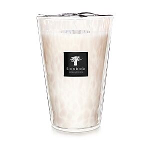 Baobab Collection Max 35 White Pearls Candle  - No Color