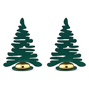 Alessi Bark for Christmas Place Marker, Set of 2  - Green