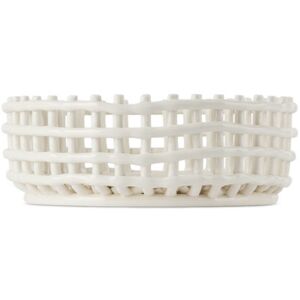 ferm LIVING Off-White Ceramic Centrepiece  - Off-White - Size: UNI - unisex