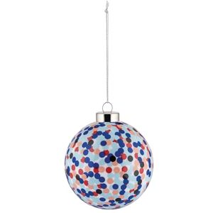 Alessi Proust AM43 3 - Design Christmas Tree Bauble, in Blown Glass, Hand-decorated