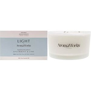 Aromaworks Light Multiwick Candle, Spearmint & Lime