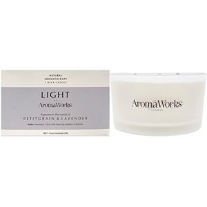 Aromaworks Light Multiwick Candle, Petitgrain & Lavender