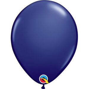 Qualatex 57128 16 Inch Latex Balloons - Navy Blue (50 Pack)