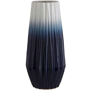 Premier Housewares Vase, Ceramic, Blue, Large