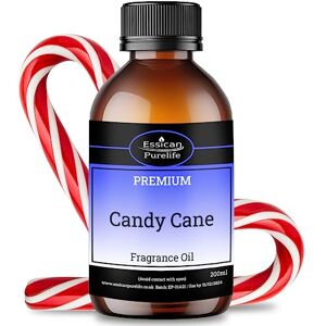 Authentic Oil Co Candy Cane Candle & Bath Making Fragrance Oil Scent Available in 10ml, 50ml, 100ml and 200ml Bottles (200ML)