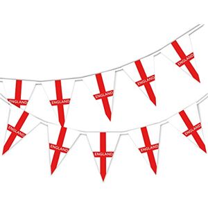 Party Decor Happy St George Day - England - English Flag - Bunting Banner 15 flags for guaranteed simply stylish National party decoration