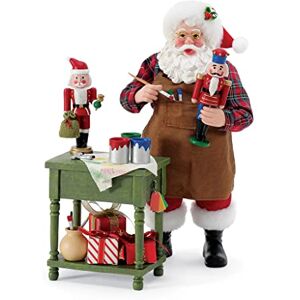 Department 56 Possible Dreams Santa Christmas Traditions Making Nutcrackers Figurine Set, 4.5 Inch, Multicolor