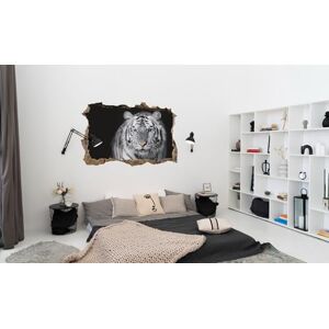 Wall Murals Online Ltd Wall Sticker White Tiger Blue Eye Stare Nature Wildlife Wall Mural (23965463) (160cm x 120cm)