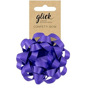 Glick Luxury Gift Bow Violet, Violet Bow for Gift Wrapping, Purple Stick on Gift Bow