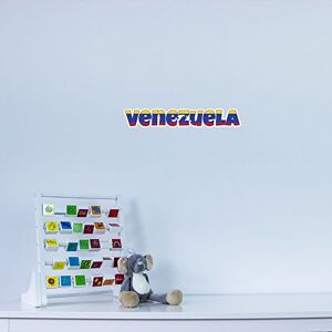 Vinyl Revolution Venezuela Country Name As Flag Vinyl Wall Art