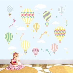 Enchanted Interiors Hot Air Balloons and Kites Nursery Wall Stickers