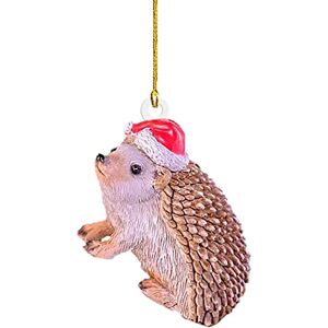 hhsbeauty Christmas Animal Ornament Acrylic Santa Hat Animal Ornament Christmas Tree Decoration Pearl String Beads Garland Beads (K, One Size)