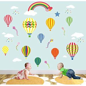 Enchanted Interiors Hot Air Balloons, Kites and Rainbow Wall Stickers