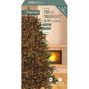 Premier 750 M-A LED TREEBrights with Timer-Vintage Gold, Multi, ONE