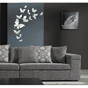 Deco-Online Butterfly Mirror Sticker Room Decor Removable Beautiful Decoration Baby Room Decal Mural Wall Sticker Home Living Room