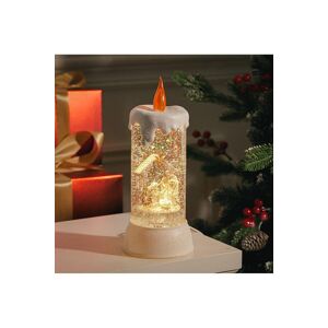 Living and Home LED Flameless Taper Flickering Battery Operated Candles Lights Christmas Candlesticks Decor