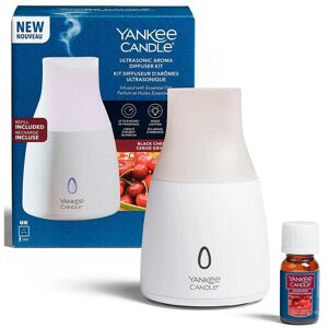 Yankee Candle Ultrasonic Aroma Diffuser Starter Kit With Black Cherry Refill Wax - One Size