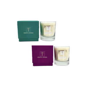 Mindful Senses Healthy 300cl + Hypnotic Candle Duo - White - One Size