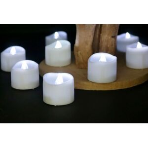 AZONE STORE LTD T/A Shop In Store 12-Pack Led Flickering Tealight Decorative Candles - White   Wowcher